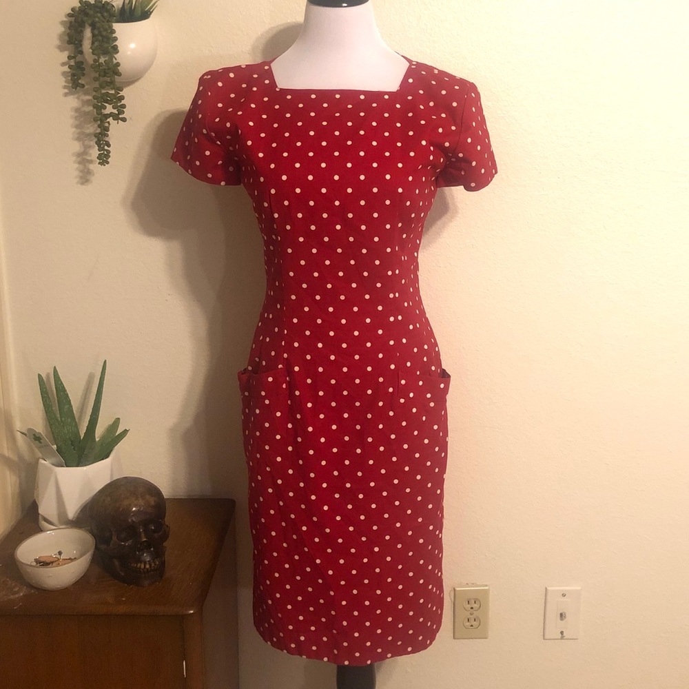 Vintage Polka Dot Dress